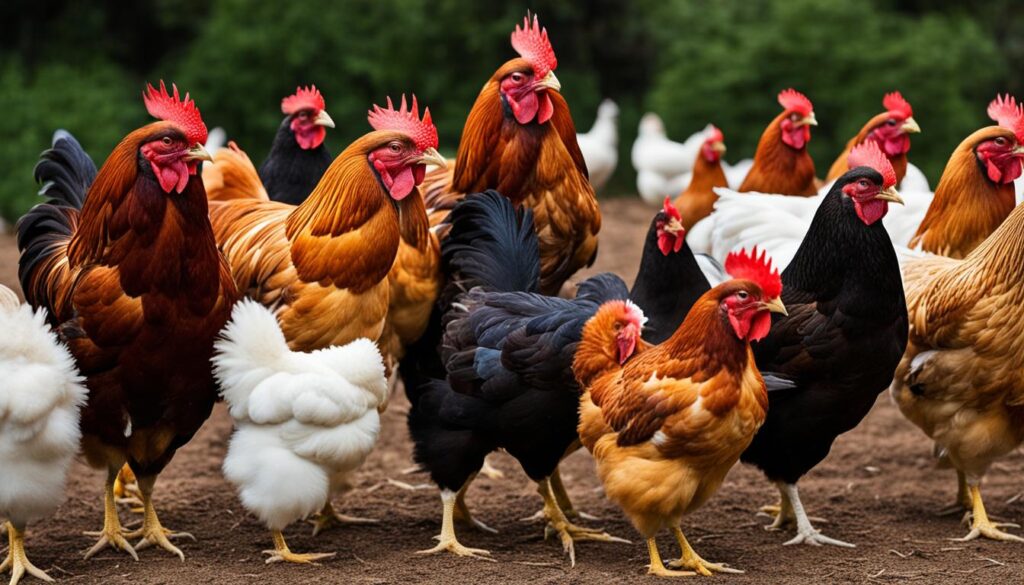 Memilih ayam yang kuat