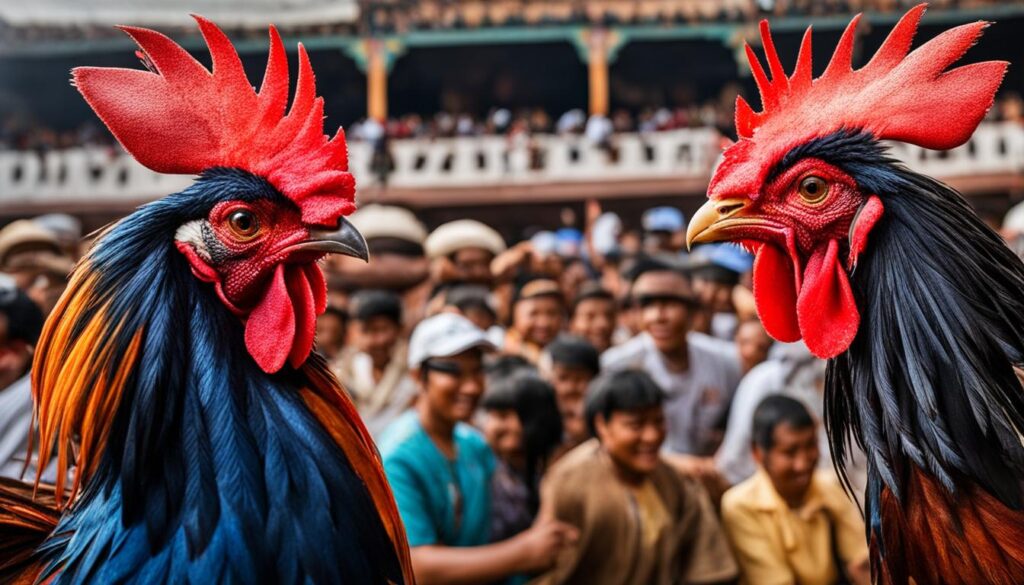 Tradisi sabung ayam di [nama negara]