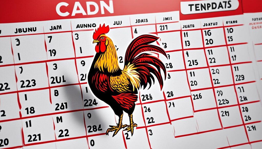 Jadwal pertandingan sabung ayam terupdate 2024